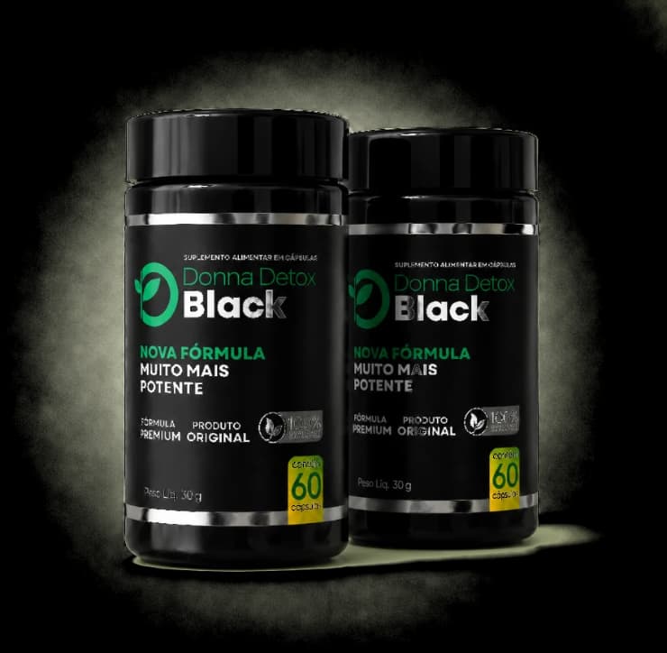 2 potes Donna Black